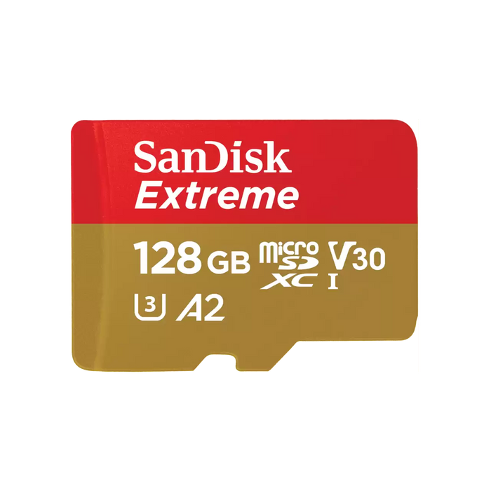 SANDISK Extreme UHS-I MicroSD Memory Card - 128GB
