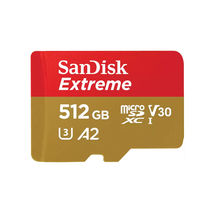 SANDISK Extreme UHS-I MicroSD Memory Card - 512GB