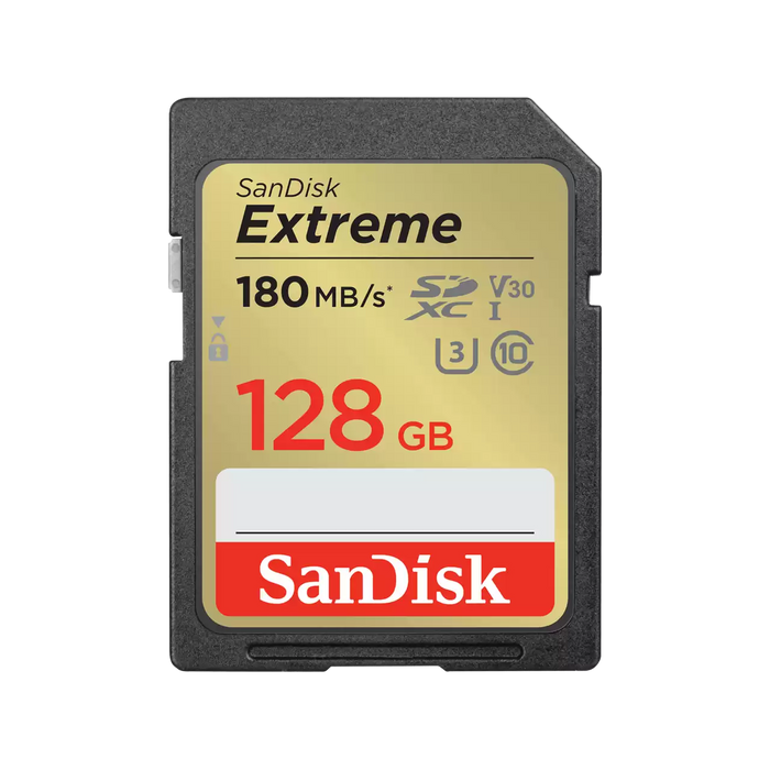 SANDISK Extreme UHS-I SD Memory Card - 128GB