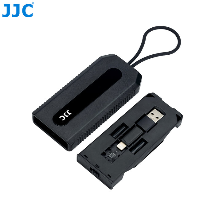 JJC Multi-Functional Data Cable Set with Storage Case (Black)