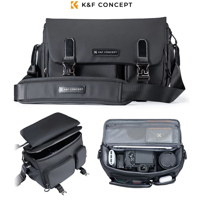 K&F CONCEPT 10L Urban Wander Sling Camera Bag (Black)