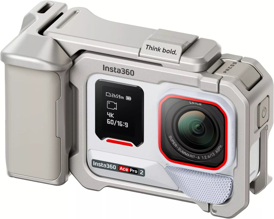 INSTA360 Ace Pro 2 w/ Xplorer Grip Kit - Single Battery Bundle (Artic White)