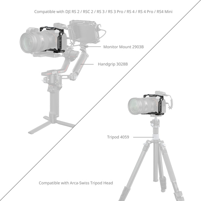 SMALLRIG 3667C Full Camera Cage for Sony a7 V / a7R V / a7 IV / a7S III / a1 / a7R IV
