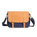K&F CONCEPT Beta Messenger Shoulder Bag 12L (Leather Brown & Denim Blue) - 673SHOP.com