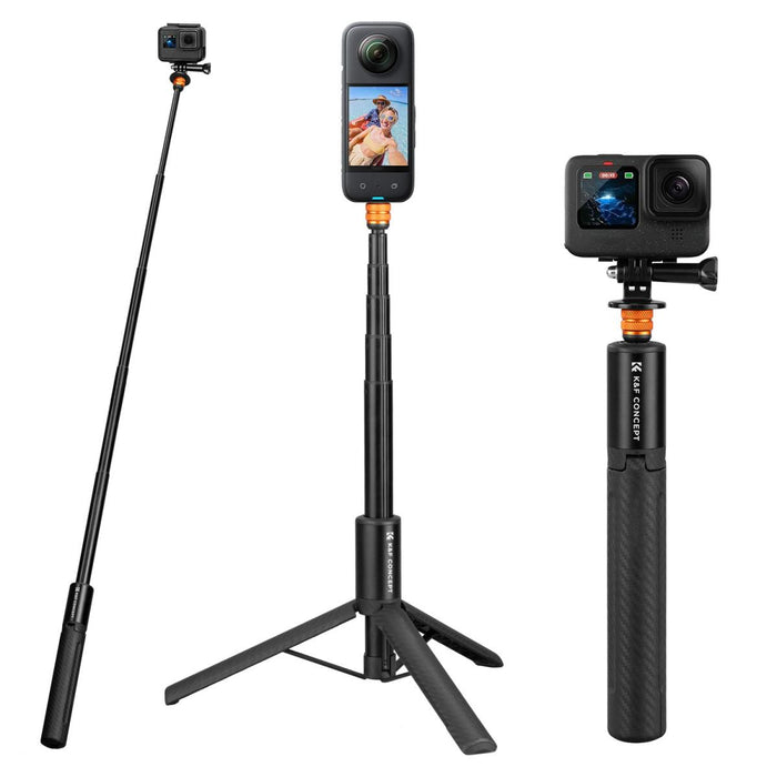 K&F Concept MS21 Invisible Selfie Stick (120cm)