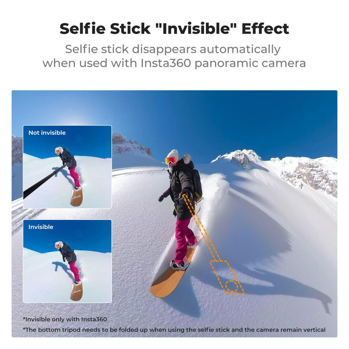 K&F Concept MS21 Invisible Selfie Stick (120cm)
