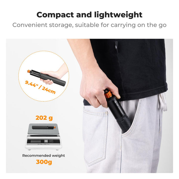 K&F Concept MS21 Invisible Selfie Stick (120cm)