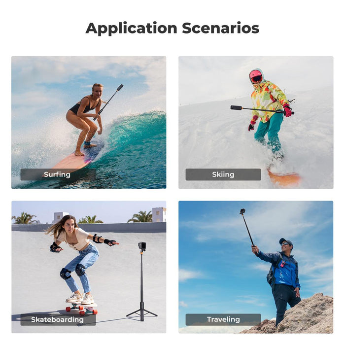 K&F Concept MS21 Invisible Selfie Stick (120cm)