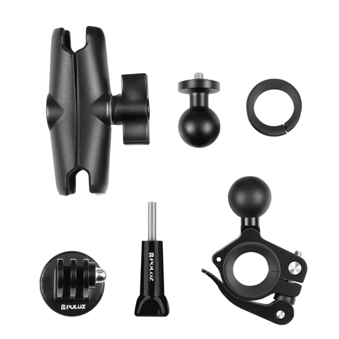 OEM (Generic) Motorcycle Handlebar Mount with O-Clip Styled Quick Release Clamp for Insta360 & Other Action Cameras - 673SHOP.com