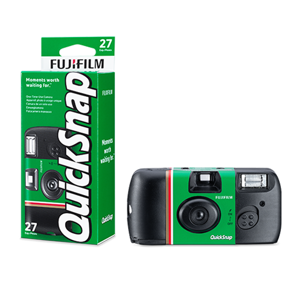 FUJIFILM Quick Snap Single-Use (Disposable) Film Camera - 27 exposure, ISO 400