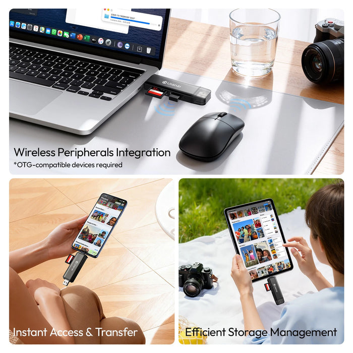 ULANZI CR3 3-in-1 Card Reader w/ SD/ TF 4.0 Technology