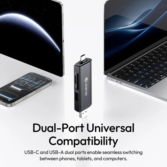 ULANZI CR3 3-in-1 Card Reader w/ SD/ TF 4.0 Technology