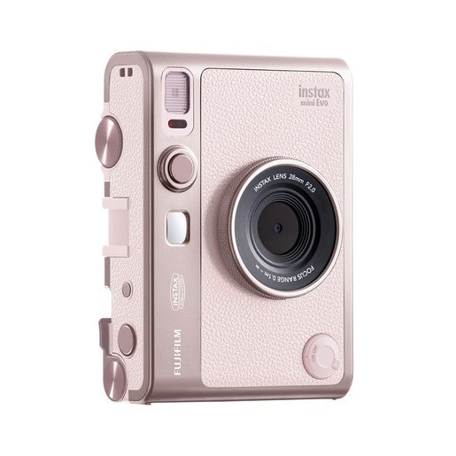 FUJIFILM INSTAX MINI EVO Hybrid Instant Camera (Gentle Rose)