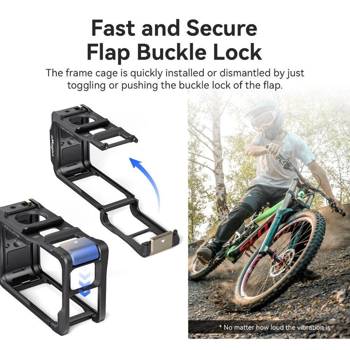 OEM (Generic) All Metal Utility Frame/ Protective Cage - for DJI Action 5 Pro/ Action 4/ Action 3