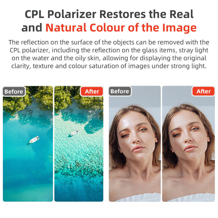 OEM (Generic) Clip-on Filters for Insta360 Ace Pro 2 - CPL + ND8 + ND16 + ND32