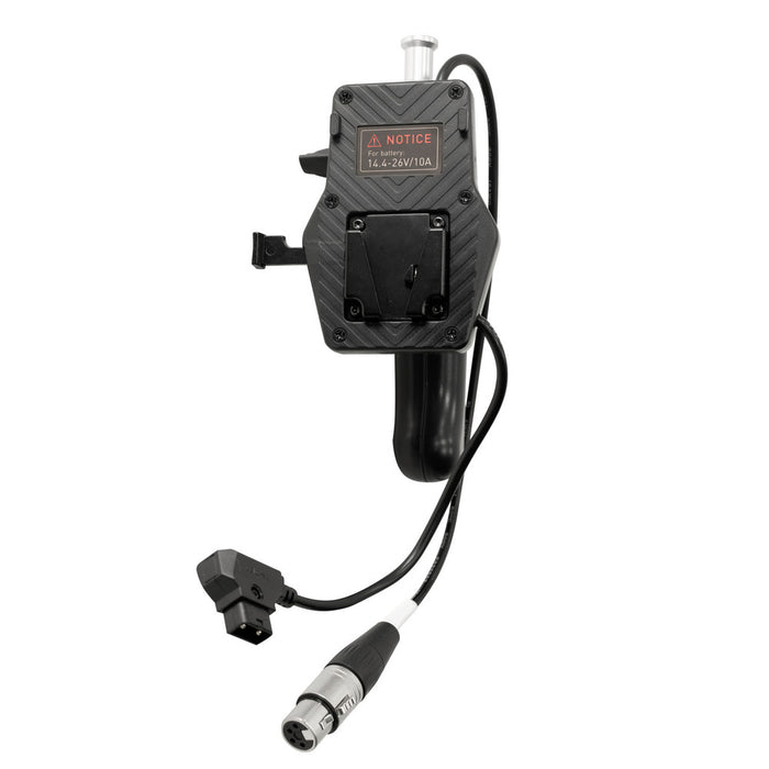 NANLITE V-Mount Battery Grip with 4-Pin XLR Connector for Forza 150