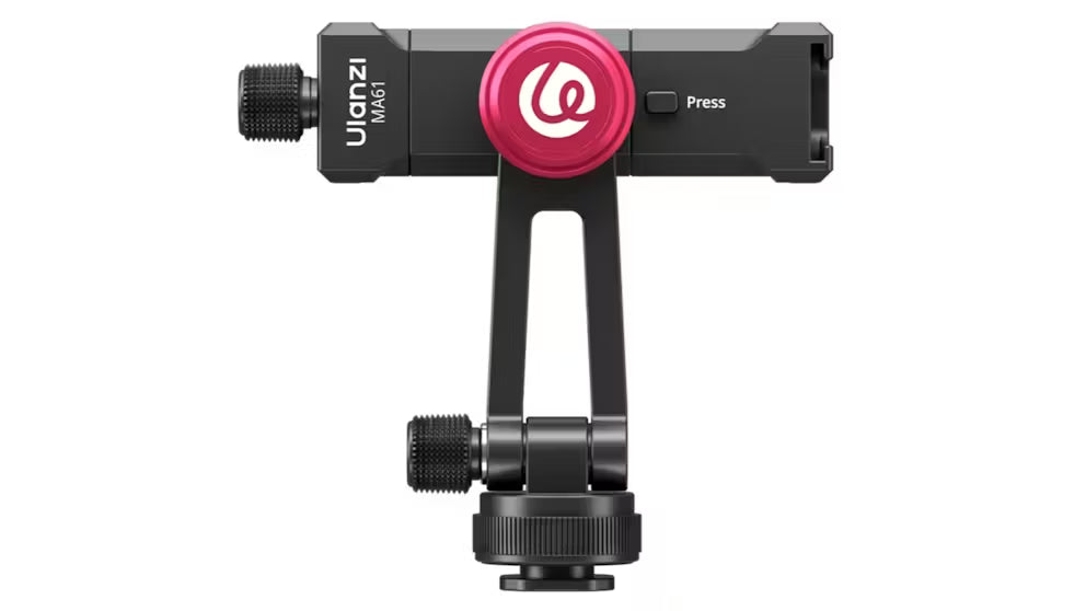 ULANZI MA61 QuickClip Phone Clamp With Cold Shoe Mount