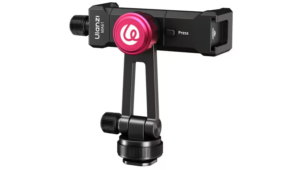 ULANZI MA61 QuickClip Phone Clamp With Cold Shoe Mount