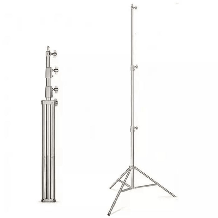 【 673SHOP ESSENTIALS 】2.8m Medium Duty Light Stand (Tube Diameters 35mm/ 30mm/ 25mm) - All Metal Construction, Air Cushioned - 673SHOP.com