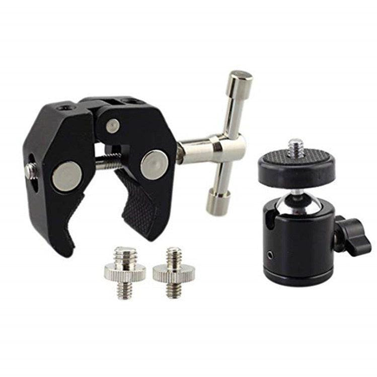 673SHOP ESSENTIALS 】Multi-Purpose Photography Super Clamp with Ball ...