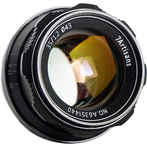 7ARTISANS 35mm f/1.2 - Nikon Z Mount, Black - 673SHOP.com