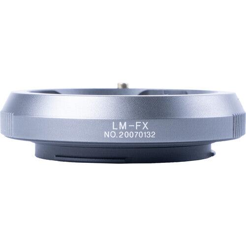 7ARTISANS Photoelectric LM-FX Adapter Ring - Leica M Mount Lens to Fujifilm X Mount Camera, Silver - 673SHOP.com