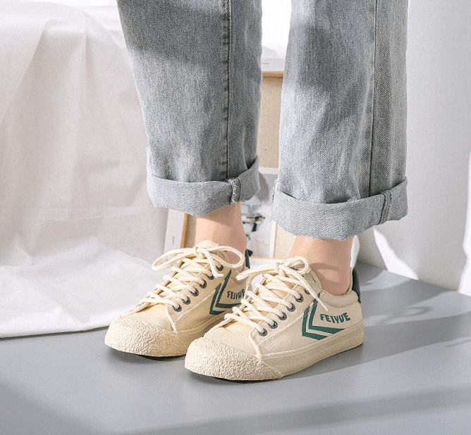 FEIYUE Off White Retro Green 673SHOP