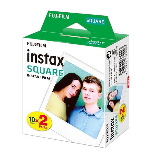 FUJIFILM Instax Square Instant Film (White/ Plain) - Twin Pack, 20's - 673SHOP.com
