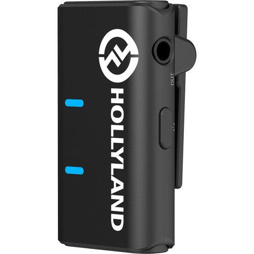 HOLLYLAND LARK M1 DUO 2-Person Wireless Microphone System (2.4 GHz) - 2 mics + 1 receiver + charging case - 673SHOP.com
