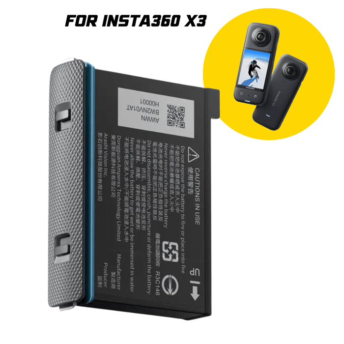 INSTA360 X3 Battery 1,800 mAh (original) - 673SHOP.com