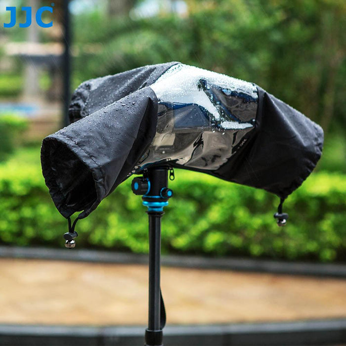 JJC Premium Camera Rain Cover (Rain Coat) for camera gears and shooting in the rain (RC-1) - 673SHOP.com