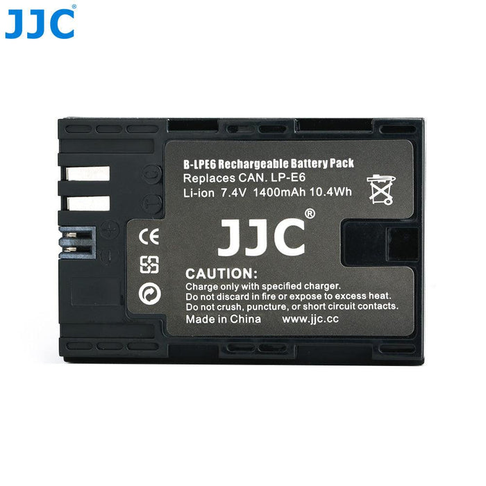 JJC Replacement Battery for Canon LP-E6NH (for Canon EOS R5, R6, R, 5D Mark IV, 5D Mark III, 5DS, 5DS R, 5D Mark II, 6D Mark II, 6D, 7D Mark II, 7D, 90D, 80D, 70D, 60D, 60Da) - 673SHOP.com
