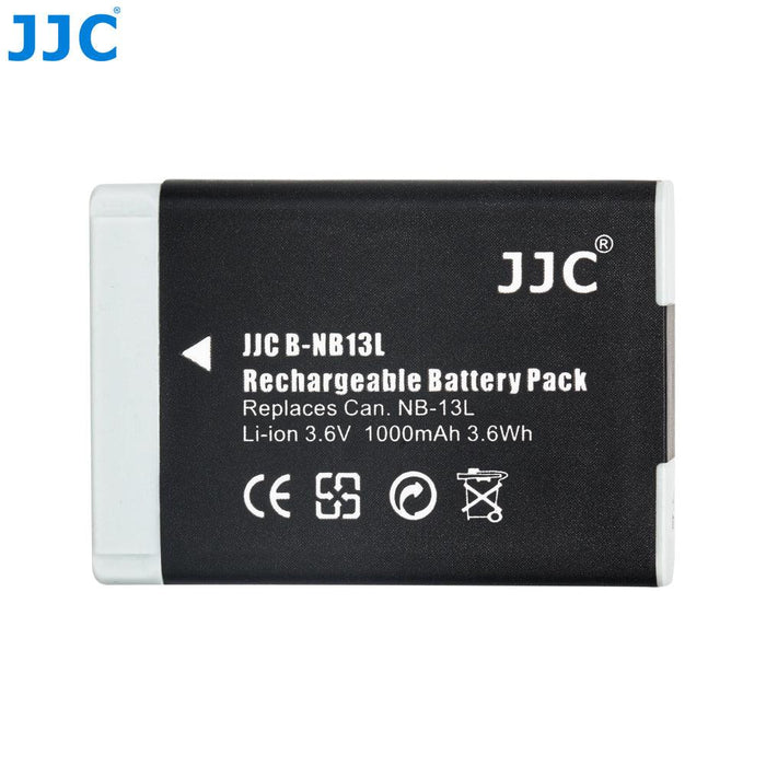JJC Replacement Battery for Canon NB-13L (for Canon G7X Mark III, G5X Mark II, G1 X Mark III, SX740 HS, SX730 HS, SX720 HS, SX620 HS, G9 X Mark II, G7 X Mark II, G9 X, G7 X, G5 X) - 673SHOP.com