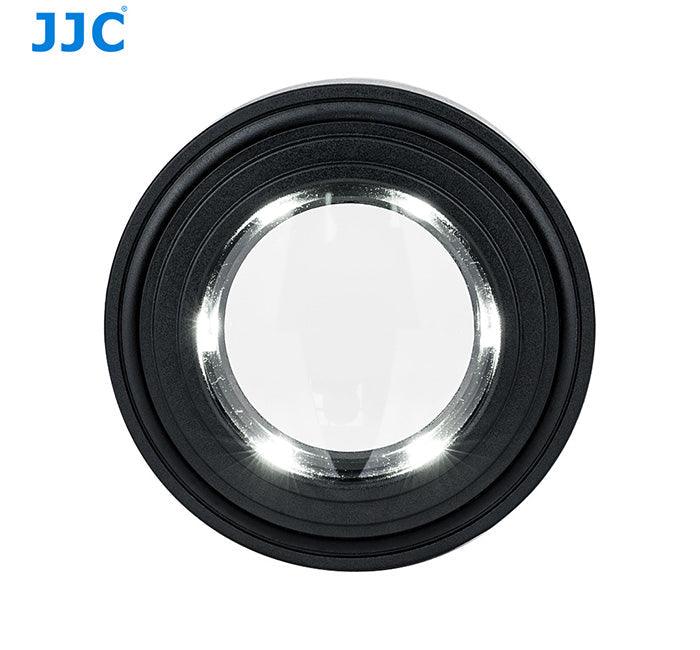 JJC Sensor Scope with 7x Magnification & 6 LEDs (battery powered or via USB-C) - 673SHOP.com