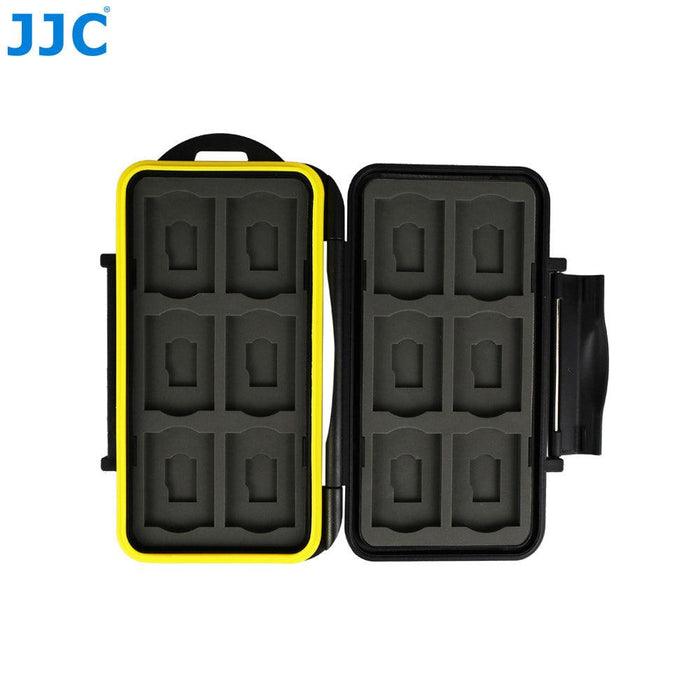 JJC Waterproof & Pressure-proof Memory Card Case fits 12 x SD, 12 x MicroSD - 673SHOP.com