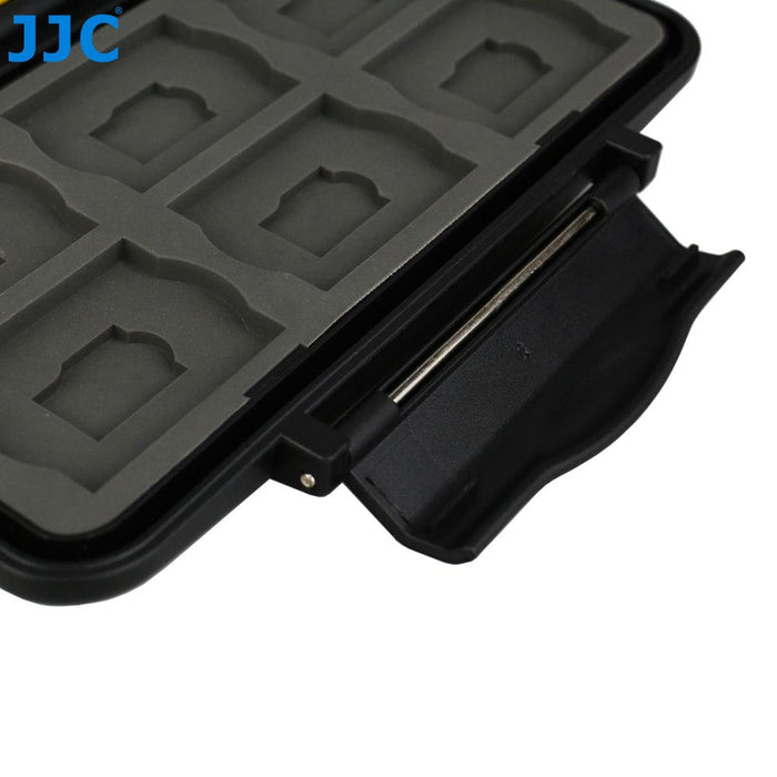 JJC Waterproof & Pressure-proof Memory Card Case fits 12 x SD, 12 x MicroSD - 673SHOP.com