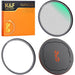 K&F CONCEPT NANO-X Series Filter (Magnetic Sets) - Black Diffusion (Black Mist) 1/4 (filter + magnetic cap + magnetic adapter ring) - All Sizes - 673SHOP.com