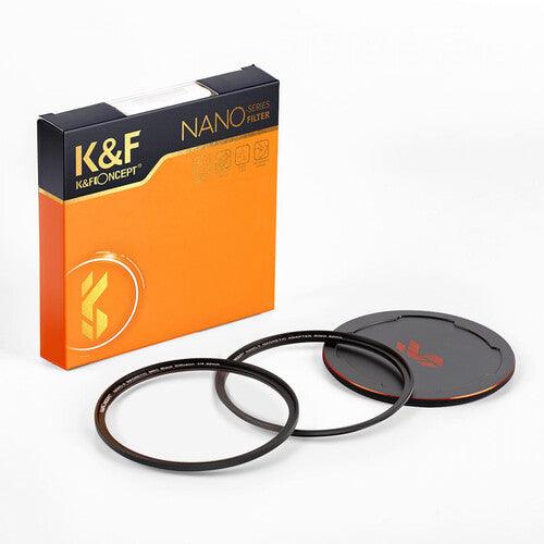 K&F CONCEPT NANO-X Series Filter (Magnetic Sets) - Black Diffusion (Black Mist) 1/4 (filter + magnetic cap + magnetic adapter ring) - All Sizes - 673SHOP.com