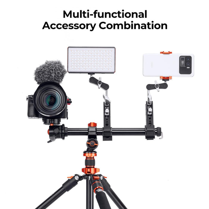 K&F CONCEPT Rotatable Multi-Angle Center Column for Camera Tripod Magnesium Alloy & Locking System (allows any tripod to traverse vertically) - 2023 Version (Upgraded) - 673SHOP.com