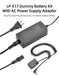 KINGMA Dummy Battery Kit with AC Power Supply Adapter for Canon LP-E17 (compatible with Canon EOS RP, 77D, 200D, 760D, 750D, 800D, 850D) - 673SHOP.com
