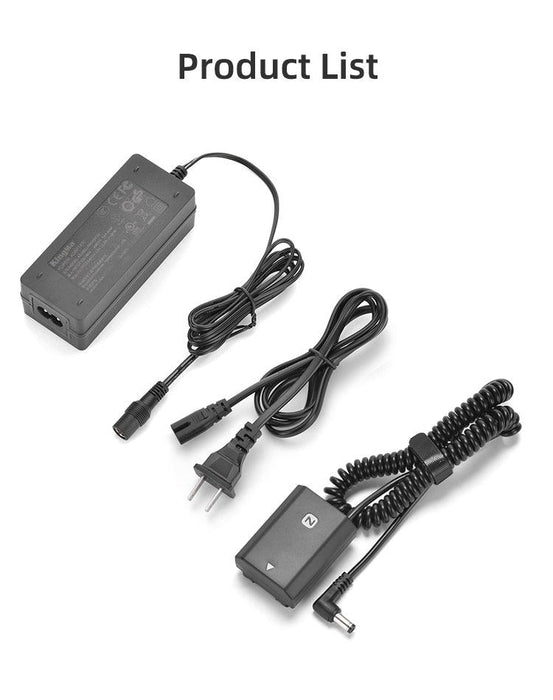 KINGMA Dummy Battery Kit with AC Power Supply Adapter for Sony NP-FZ100 (compatible with Sony A9, A7R III, A7 III, A7R III, A9, A7 IV) - 673SHOP.com
