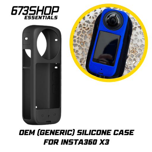 OEM (Generic) Protective Silicone Case - for Insta360 X3 - 673SHOP.com