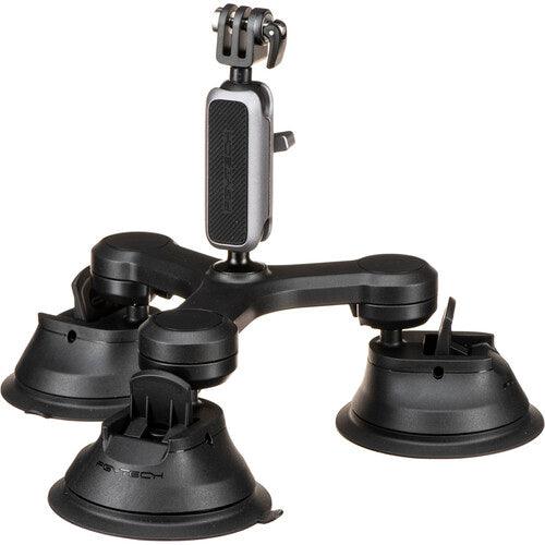 PGYTECH Three-Arm Suction Cup Mount for Action Cameras - 673SHOP.com