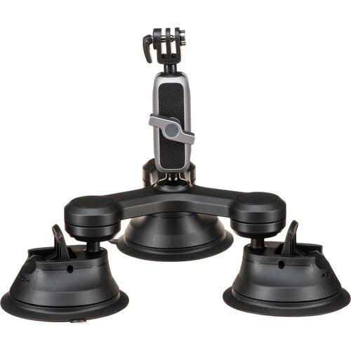 PGYTECH Three-Arm Suction Cup Mount for Action Cameras - 673SHOP.com