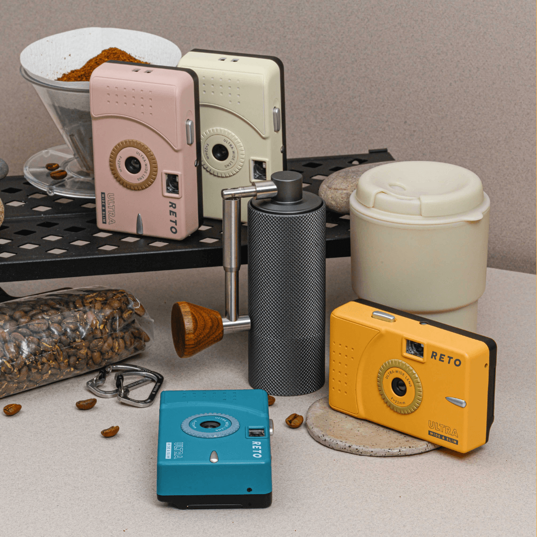 RETO Ultra Wide & Slim Wide Angle & Compact 35mm Film Camera (Reusable ...