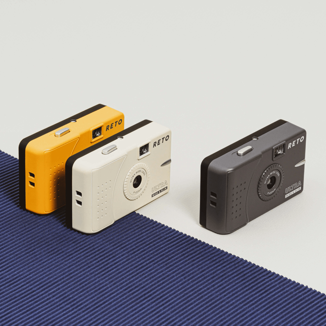 RETO Ultra Wide & Slim Wide Angle & Compact 35mm Film Camera (Reusable