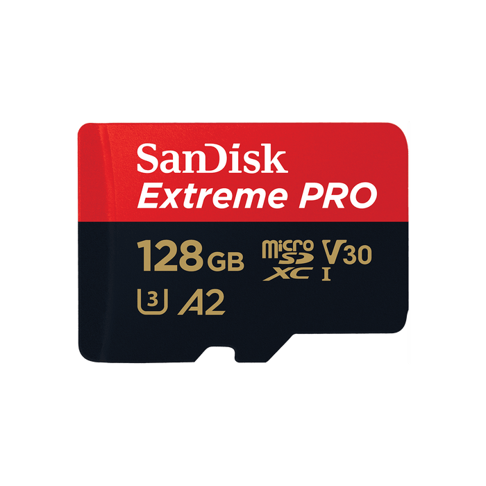 SANDISK Extreme PRO UHS-I Micro SD Memory Card with SD Adapter - All Capacity (32GB to 256GB); Recommended for videographers, 4K/ HD shoots, GoPro/ sports or action cam, Insta360, DJI drones - 673SHOP.com