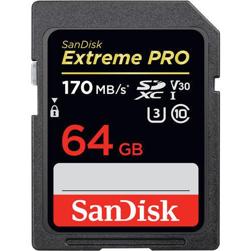 SANDISK Extreme PRO UHS-I SD Memory Card- All Capacity (32GB to 256GB); Recommended for Photographers and Sony, Fujifilm, Canon & Nikon cameras - 673SHOP.com