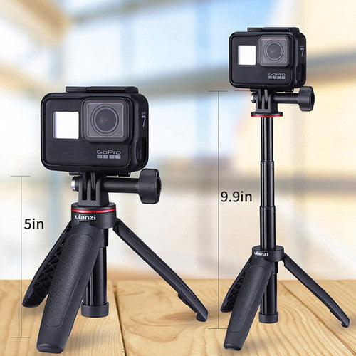 ULANZI MT-09 Mini Extension Handheld Tripod with Standard GoPro Mount for Action Cameras - 673SHOP.com