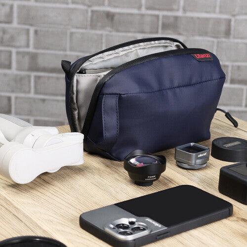 ULANZI SP-1 Vlogging Gear Storage Pouch Waterproof Camera Carrying bag for Microphone Video Light Batteries Tripod Blue - 673SHOP.com